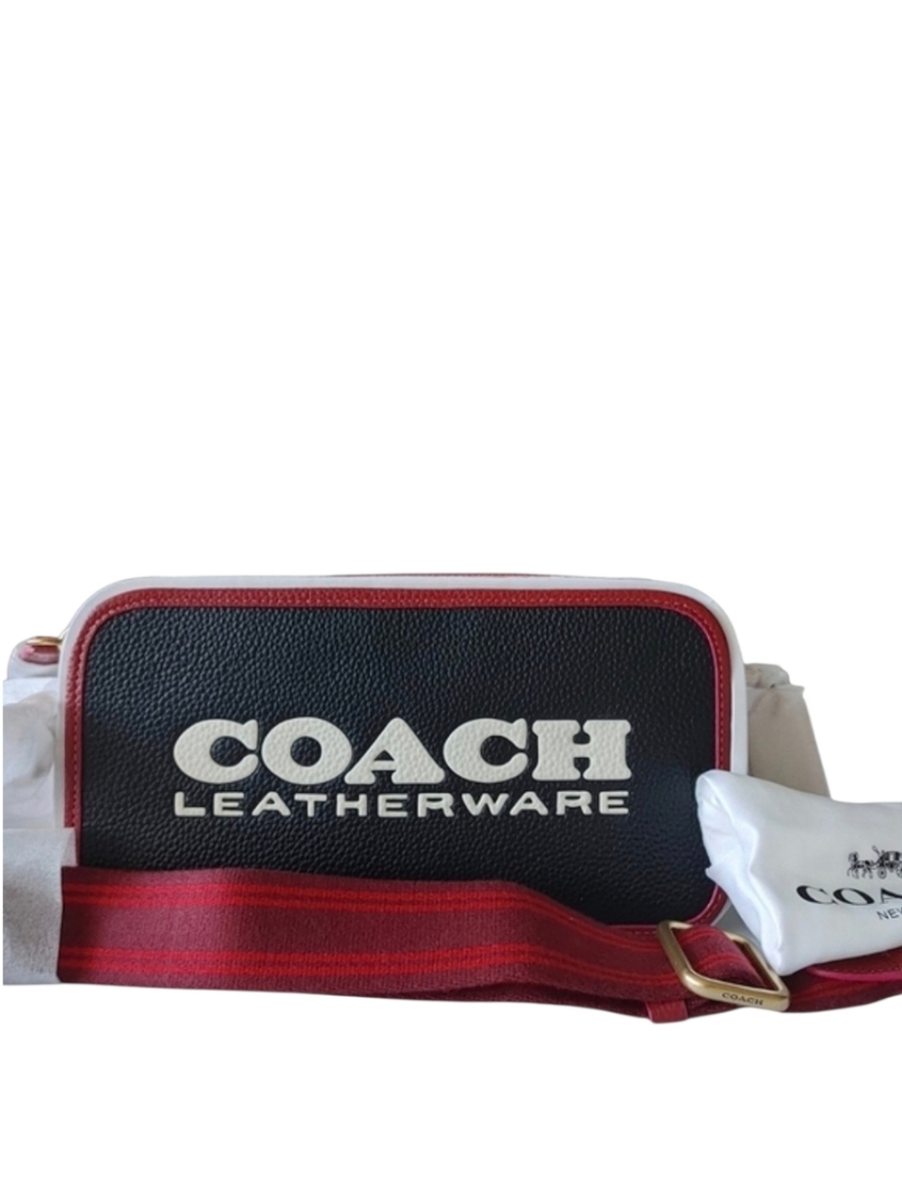 Coach Camera Leather Crossbody Bag - New With Tags